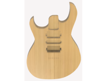 MKS YK2557HSH LH 7 string Guitar Body 25.5