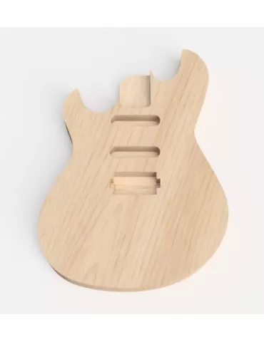 MKS ST255HSS LH Guitar Body 25.5