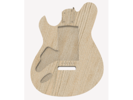 MKS TLP255 pool LH Guitar body 25.5