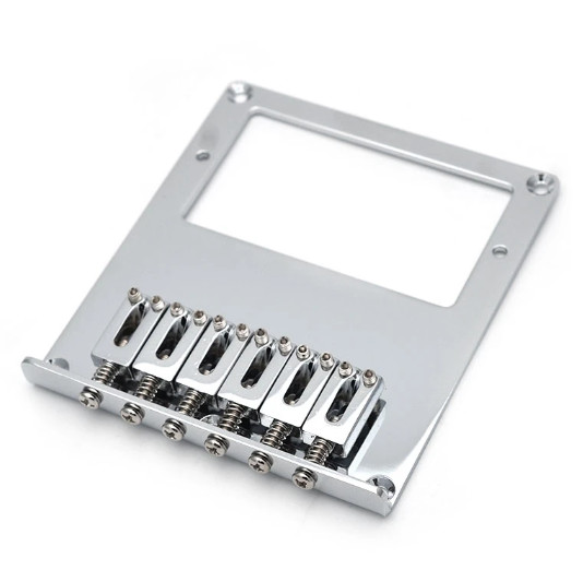 Tele bridge for humbucker
